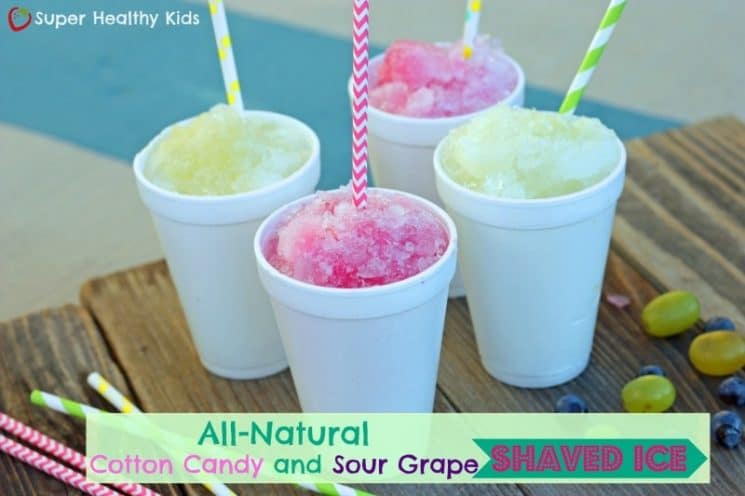 All Natural Cotton Candy Flavored Shaved Ice. So good you won't believe there is no added sugar!|www.superhealthykids.com.jpg
